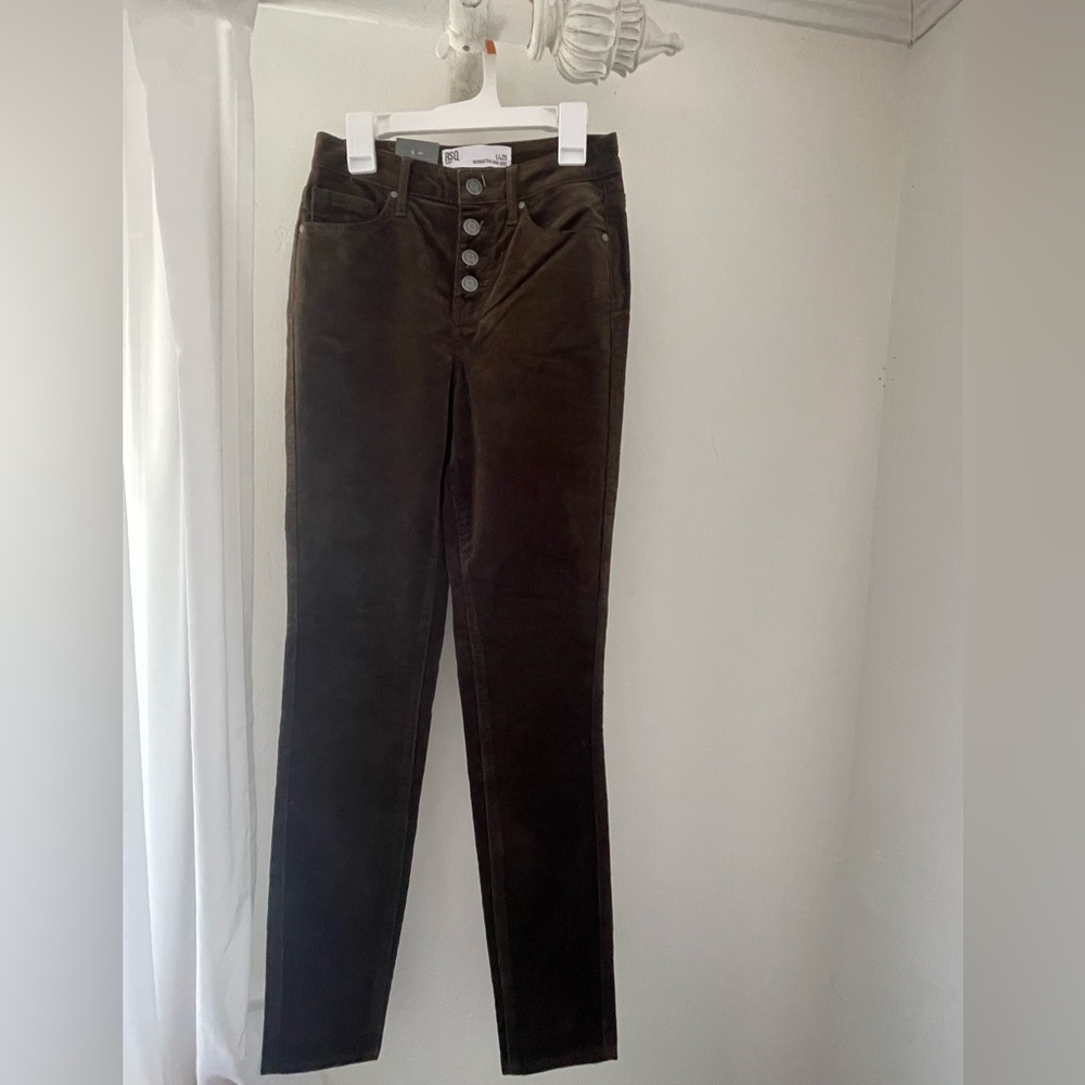 RSQ Women's Dark Brown Corduroy High Rise Jeans